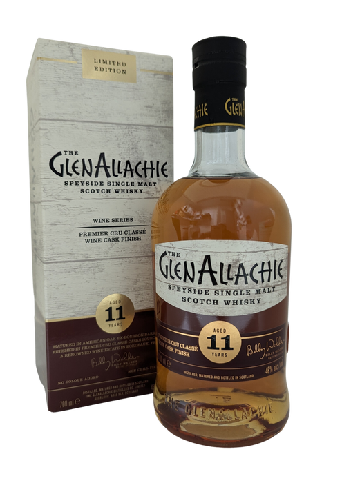 Glenallachie Wine Series Premier Cru Classe Wine Finish 11 Year Old 70cl