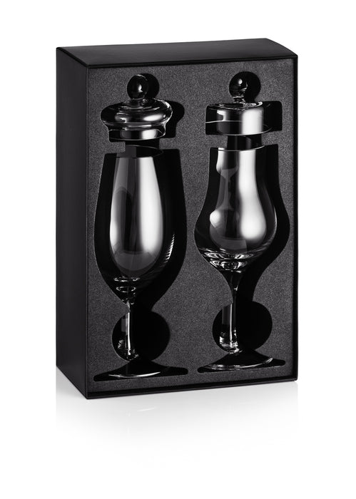 Amber Glass Whisky Glasses Tasting Set