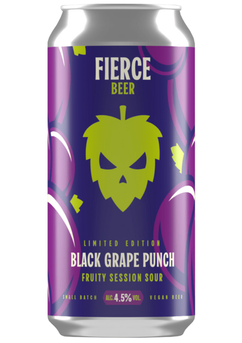 Fierce Black Grape Punch 440ml