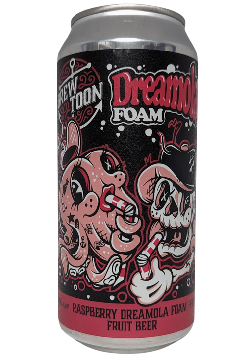 Brew Toon Raspberry Dreamola Foam Fruit Beer 440ml