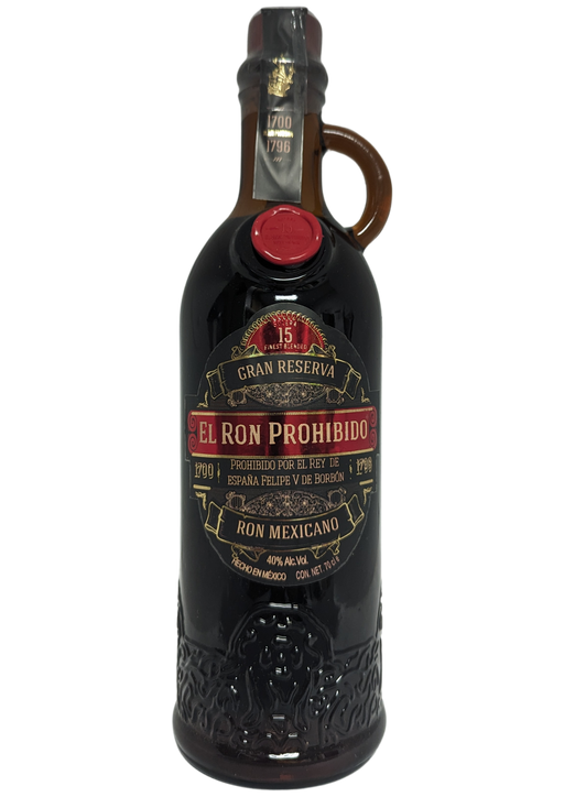 El Ron Prohibido 15 Jahre Solera Mexikanischer Rum 70cl