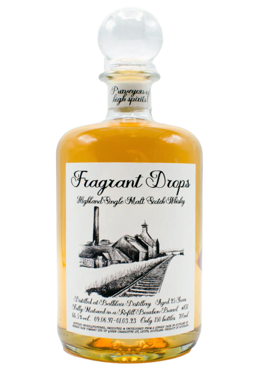 Fragrant Drops Balblair 25 Year Old Refill Bourbon Barrel 70cl