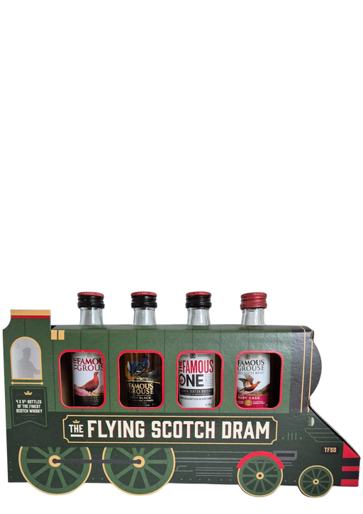 The Flying Scotsman Dram Whisky Selection 4 x 5cl