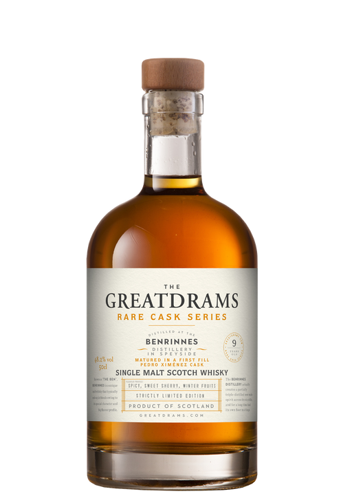 Great Drams Benrinnes 9 Year Old Single Cask Whisky 70cl