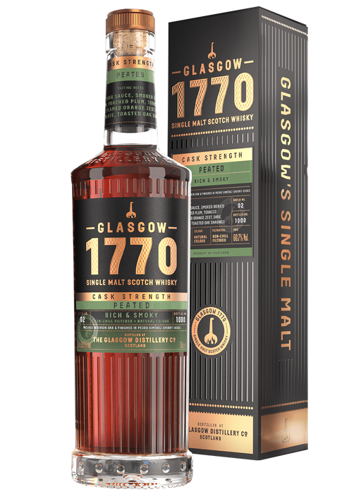 Glasgow 1770 The Peated Cask Strength Batch 2 70cl