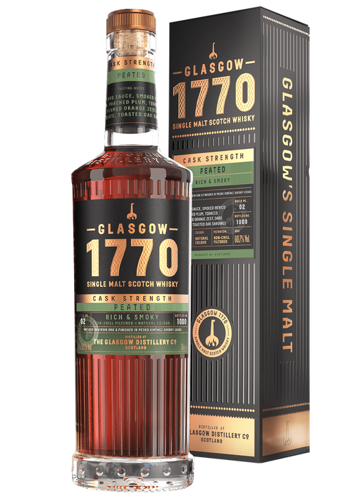 Glasgow 1770 The Peated Cask Strength Batch 2 70cl