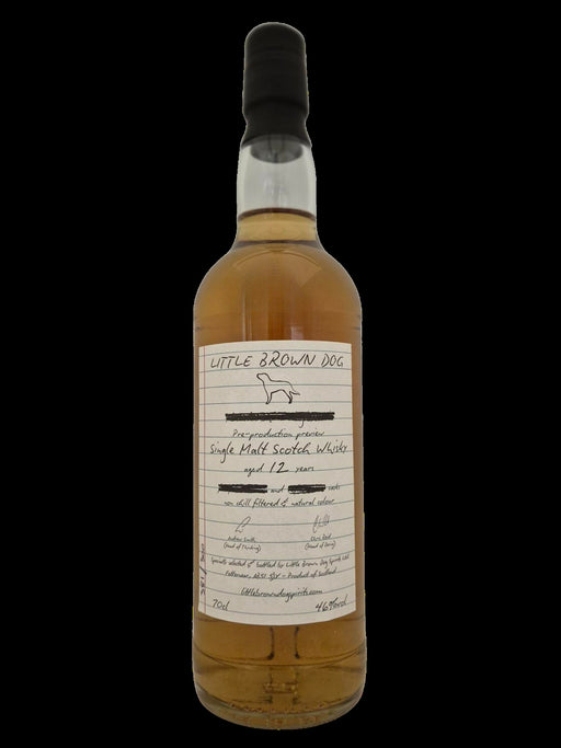 Little Brown Dog Single Malt Glen Garioch  12 Year Old 70cl