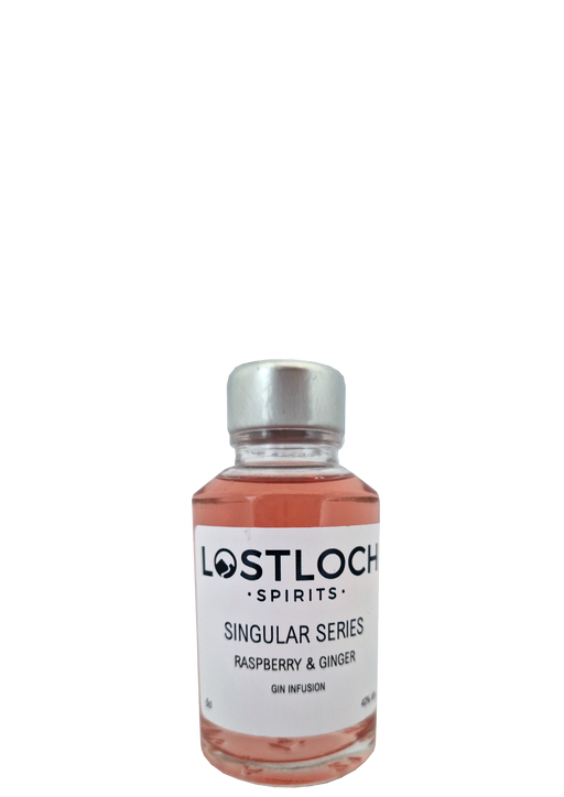 Lost Loch Spirits Singular Series Raspberry &amp; Stem Ginger Gin Miniatur 5cl