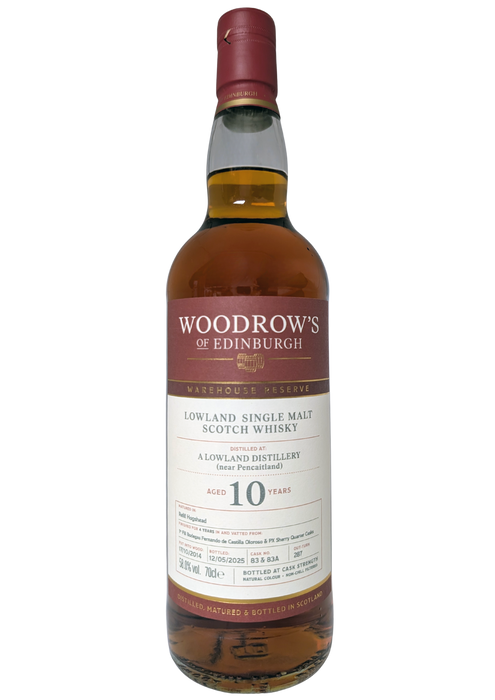 Woodrow’s Warehouse Reserve Lowland (near Pencaitland) 10 Year Old 70cl