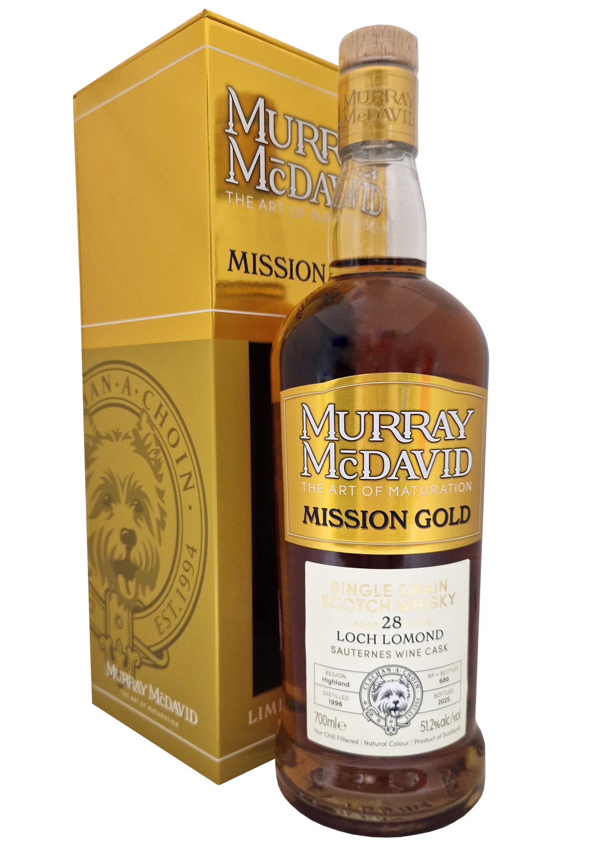 Murray McDavid Mission Gold Loch Lomond 28 Year Old 70cl