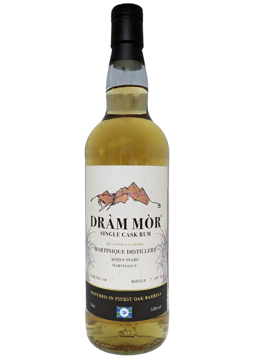 Dràm Mòr Martinique Distillery Rum 6 Jahre 70cl