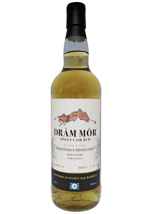 Dràm Mòr Martinique Distillery Rum 6 Jahre 70cl