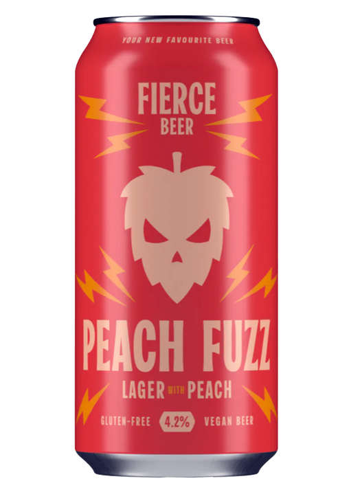 Fierce Peach Fuzz Lager 440ml