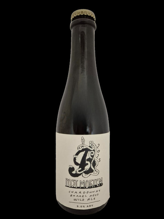 Barney’s Post Mortem Charadonnay Barrel aged Wild Ale 375ml