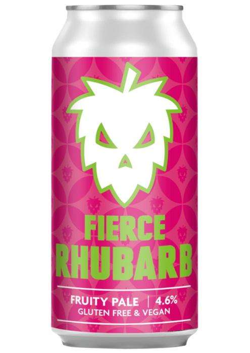 Fierce Beer Rhubarb Fruit Pale Ale 440ml