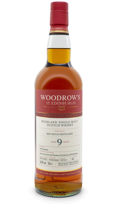 Woodrow's of Edinburgh Ben Nevis 9 Year Old 70cl