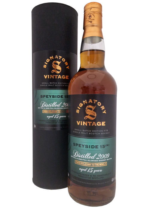 Signatory Vintage Speyside 15 Year Old (m) 70cl