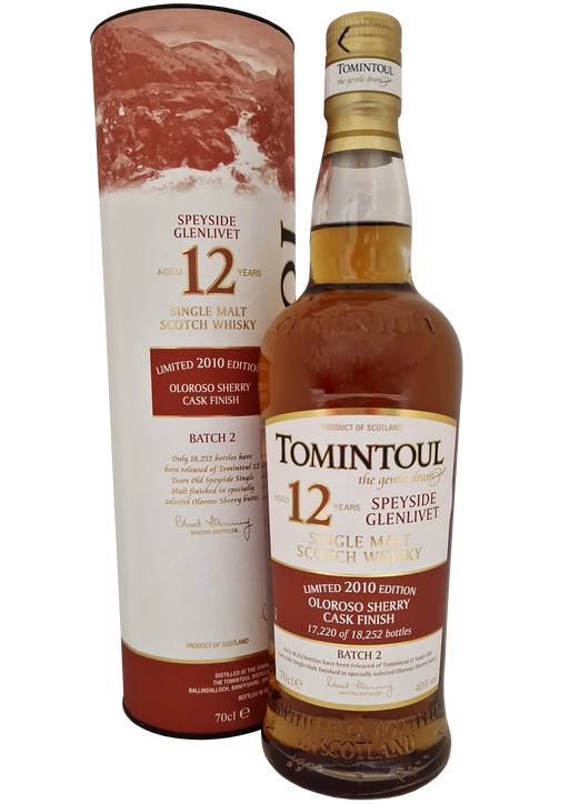 Tomintoul 12 Year Old Oloroso Sherry Cask Finish Batch #2 70cl