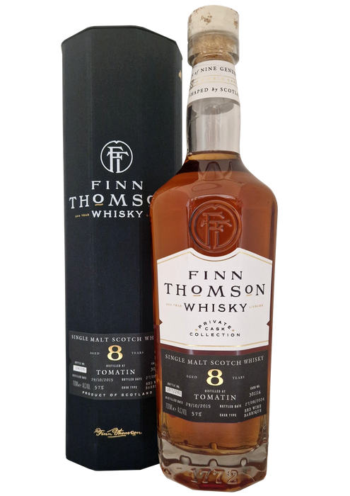 Finn Thomson Tomatin 8 Year Old 70cl