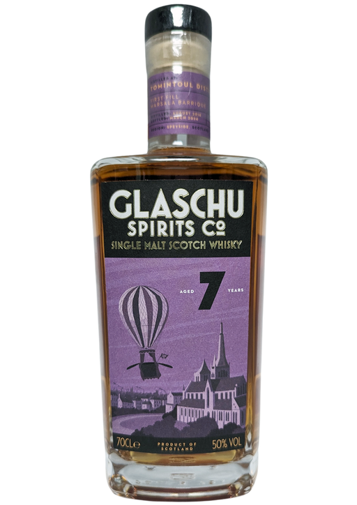 Glaschu Spirits Co Tomintoul 7 Year Old 70cl