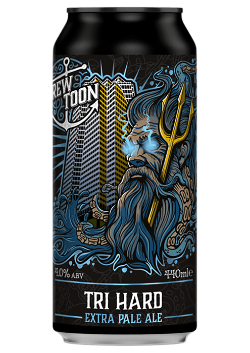 Brew Toon Tri Hard Extra Pale Ale 440ml