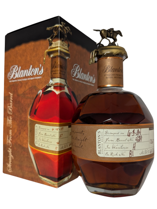 Blanton’s Straight from the Barrel 2024 63.35%ABV  70cl