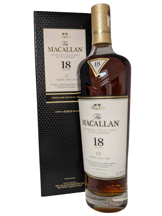 MacAllan 18 Year Old 2023 Sherry Cask Release 70cl