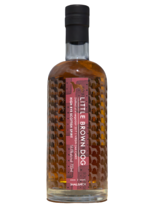 Little Brown Dog Invergordon 7 Year Old High Rye Scottish Spirit Batch #2 70cl