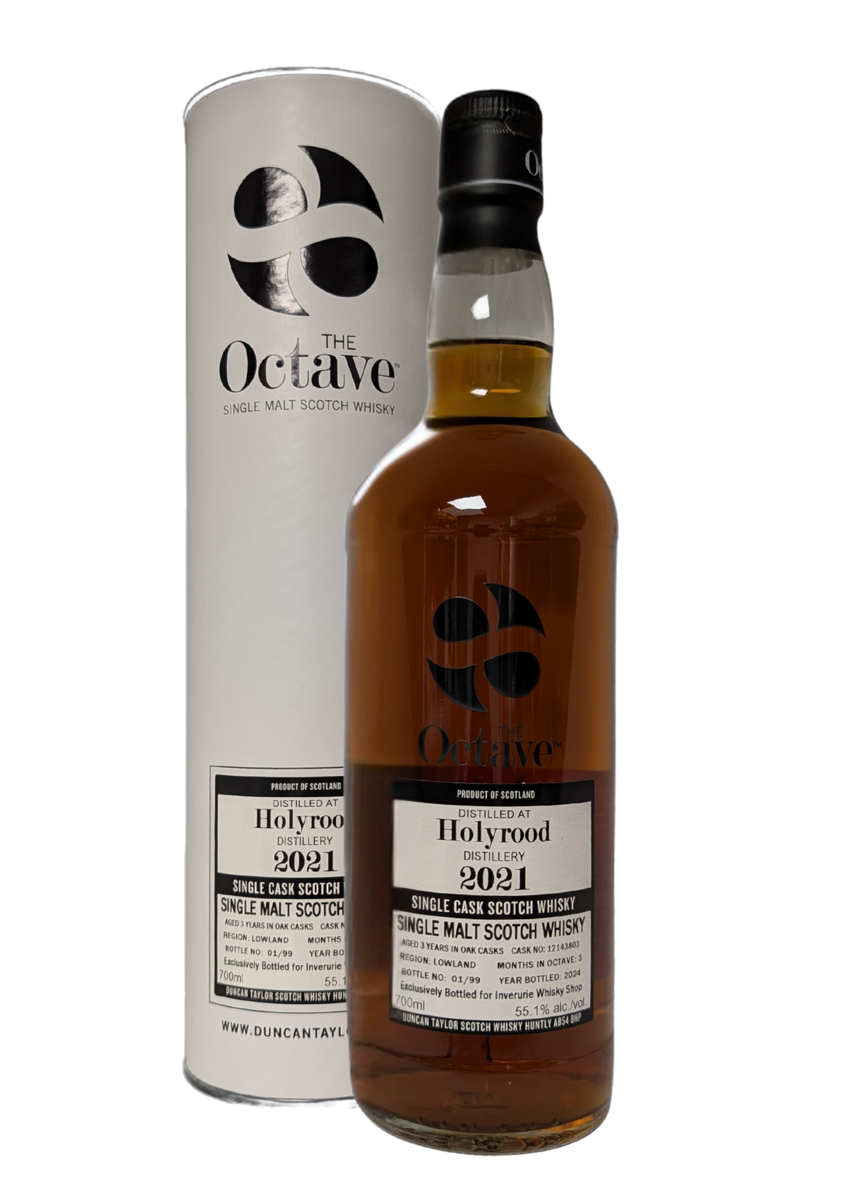 Duncan Taylor Octave Holyrood 2021 Inverurie Whisky Shop Exclusive 70c