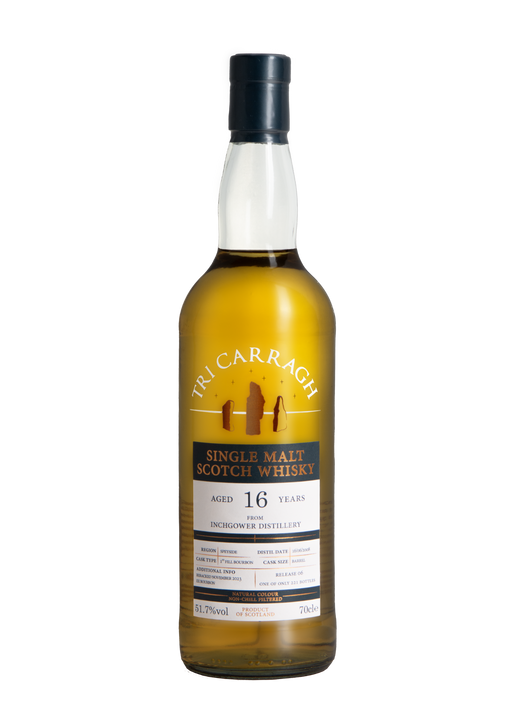Tri Carragh Inchgower 16 Year Old 70cl