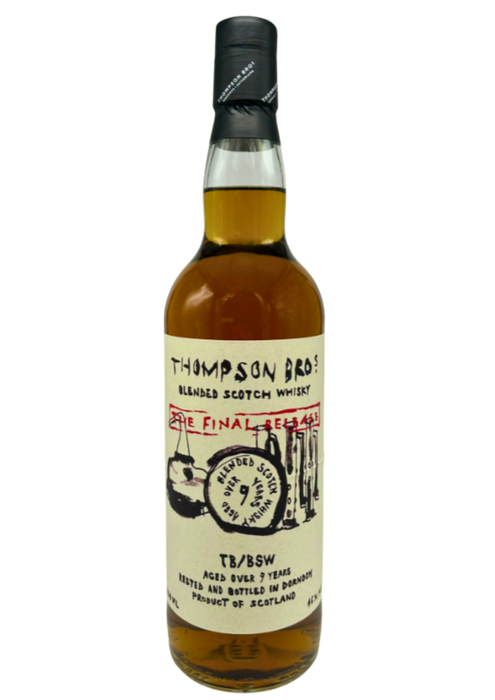 TB/BSW Blended Scotch Whisky, 9 Years Old, 70cl - The Final Batch