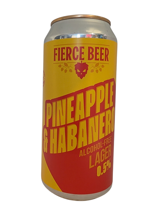 Fierce Beer Pineapple & Habanero Alcohol Free Lager 440ml