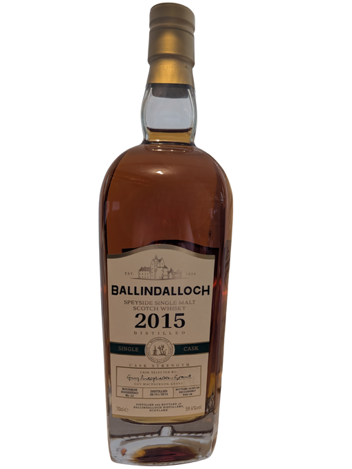 Ballindalloch 2015 Bourbon Single Cask Malt 70cl