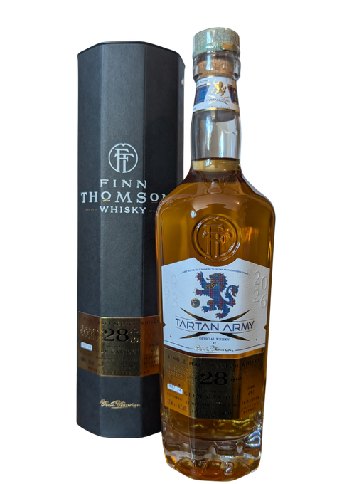 Finn Thomson Glen Garioch 28 Year Old “Tartan Army Release” 70cl