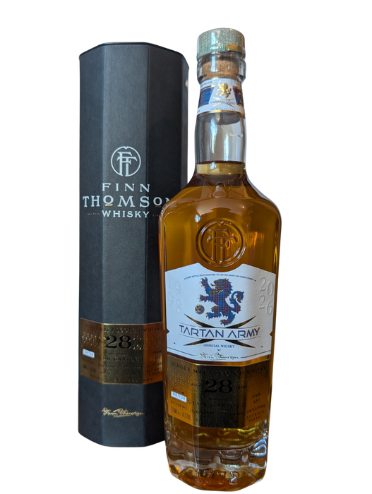 Finn Thomson Glen Garioch 28 Year Old “Tartan Army Release” 70cl