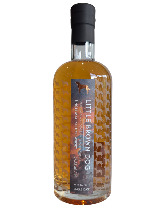 Little Brown Dog Braeval 2010 16 Year Old 70cl