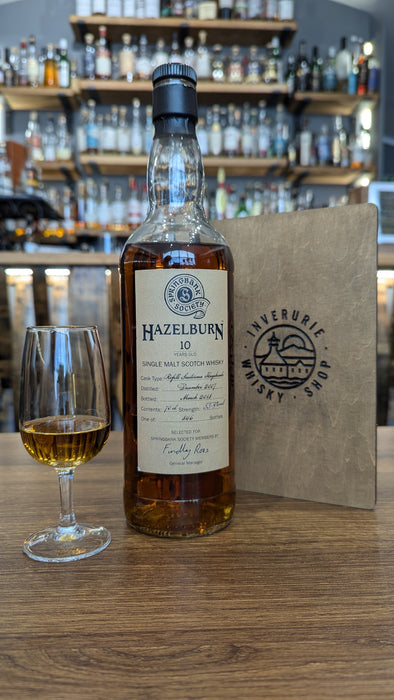 By The Dram Hazelburn Society 10 Year Old 2019 Refill Sauternes Hogshead 53.9% 30ml