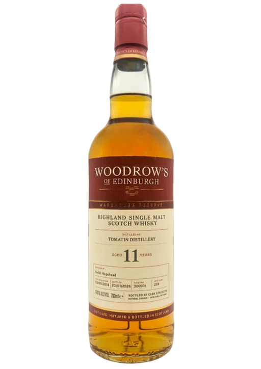 Woodrow’s of Edinburgh Tomatin 11 Year Old 70cl