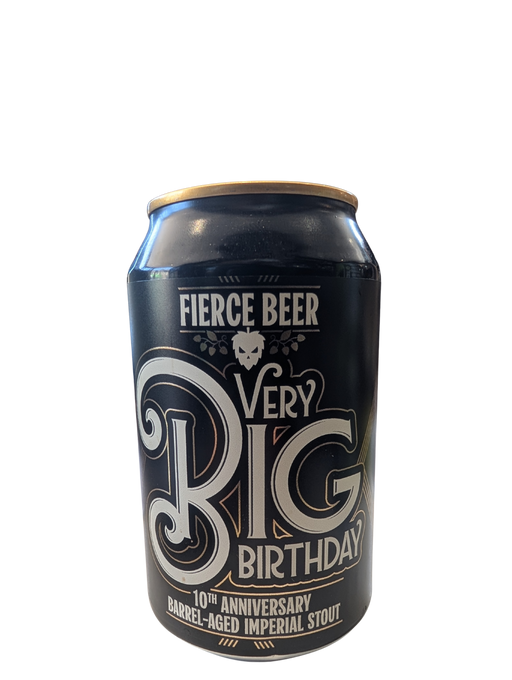 Fierce Very Big Birthday 10th Anniversary 12.5% Barrel-Aged Imperial Stout 330ml