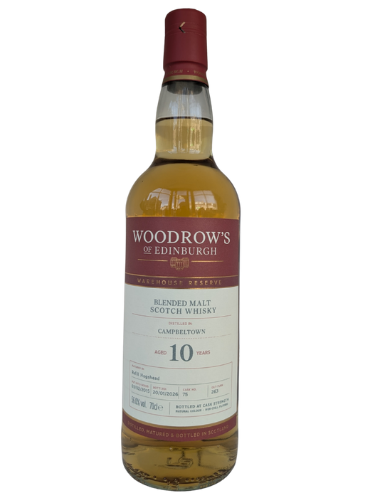 Woodrow's of Edinburgh Campbeltown 10 Year Old 70cl