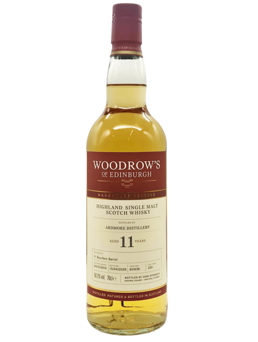 Woodrow's of Edinburgh Warehouse Reserve Ardmore 11 Year Old 70cl