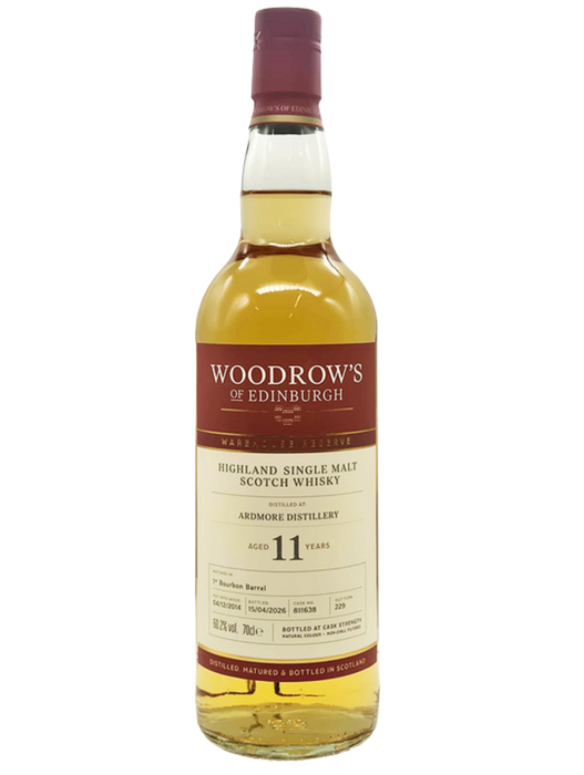 Woodrow's of Edinburgh Warehouse Reserve Ardmore 11 Year Old 70cl