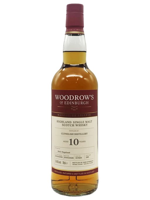 Woodrow's of Edinburgh Warehouse Reserve Clynelish 10 Year Old 70cl