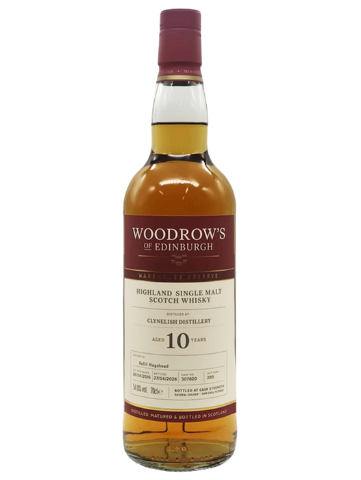 Woodrow's of Edinburgh Warehouse Reserve Clynelish 10 Year Old 70cl
