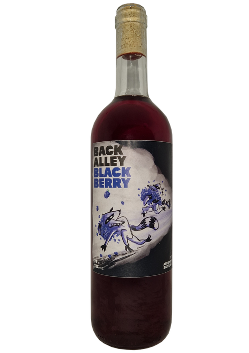 Two Racoon Back Alley Black Berry Wine 75cl
