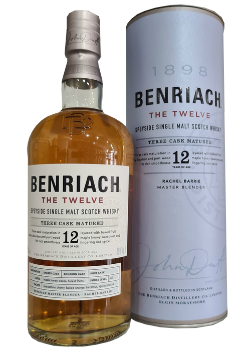 Benriach 12 Year Old Three Cask Matured 70cl