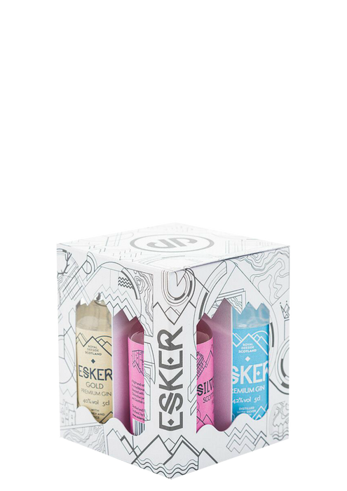 Esker Ice Cube Miniature Gin Gift Set