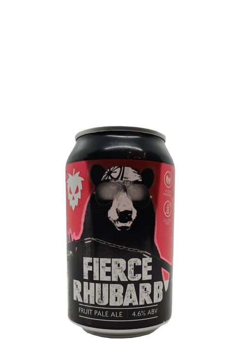Fierce Beer Rhubarb Fruit Pale Ale 330ml can