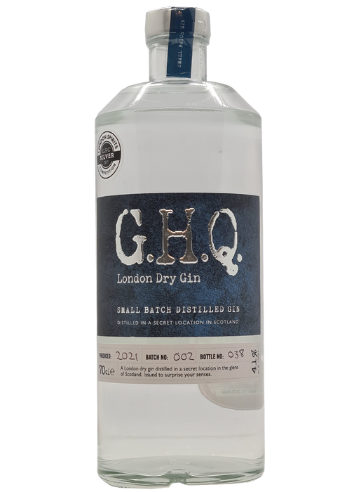 G.H.Q London Dry Gin 70cl