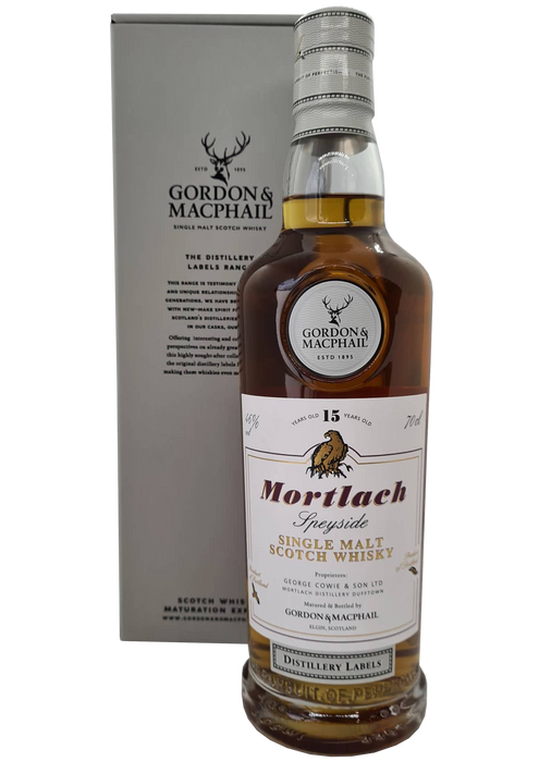 Gordon &amp; MacPhail 酿酒厂标签 Mortlach 15 年陈酿 70 厘升